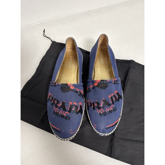 Prada Multicolor Espadrille Size 39.5 - Picture 4 of 8